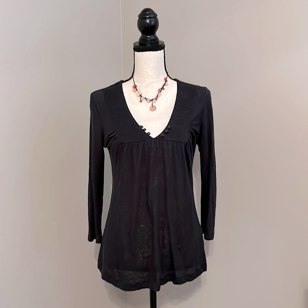 Joie | Linen Semi-sheer Blouse